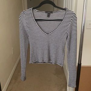 Long Sleeved Forever 21 Crop Top